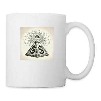 Pyramide mit Auge - Tasse - Weiß - Rechts
