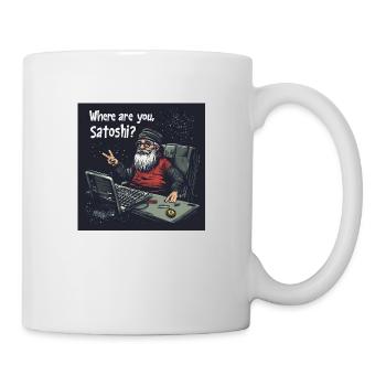 Bitcoin uncle Satoshi - Tasse - Weiß - Rechts