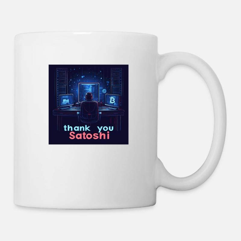 Bitcoin Satoshi - Mug - white