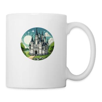 Fairytale castle white - Mug - white - Right
