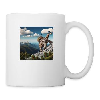 Bergsteiger Lustig - Tasse - Weiß - Rechts
