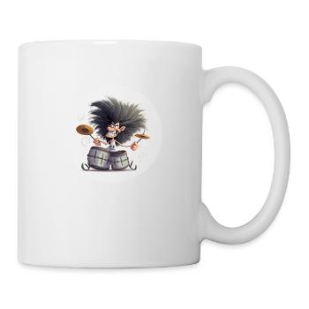 Drummer Man - Tasse - Weiß - Rechts