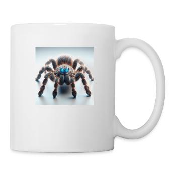 Vogelspinne blauen Augen - Tasse - Weiß - Rechts