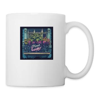 Amateur de canabis - Mug blanc - blanc - Droite