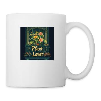 Plant lover - Tasse - Weiß - Rechts
