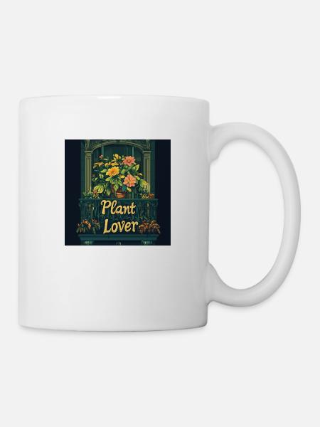 Plant lover - Tasse - Weiß
