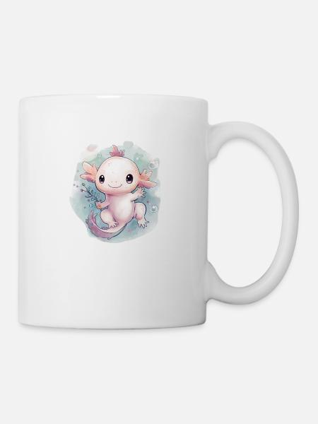 Baby Axolotl - Tasse - Weiß