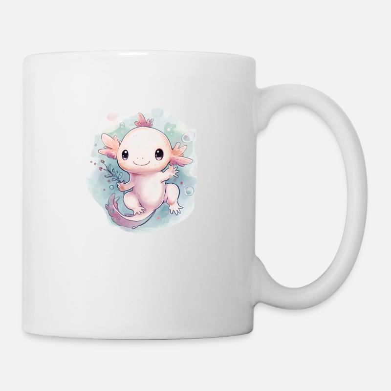 Baby Axolotl - Tasse - Weiß