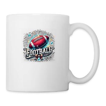 Maman de football - Mug blanc - blanc - Droite