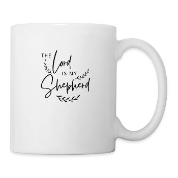 Der Herr ist mein Hirte - Tasse - Weiß - Rechts