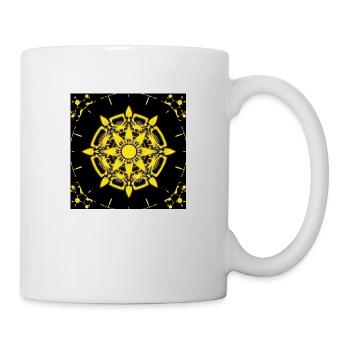Cyber-Muster - Tasse - Weiß - Rechts