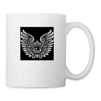 Flügel links Flügel rechts - Tasse - Weiß - Rechts