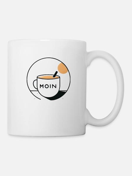 Moin - Tasse - Weiß