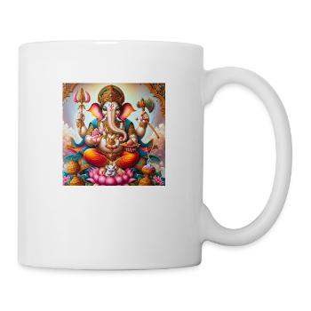 GANESHA - Tasse - Weiß - Rechts