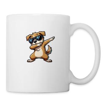 Dog Dabbing Comic - Mug - white - Right