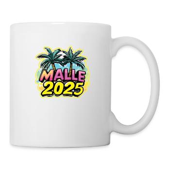 Malle 2025 Palmiers Majorque - Mug blanc - blanc - Droite