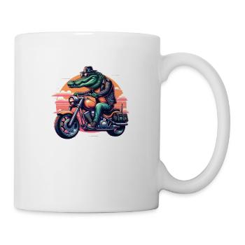 Motorrad,motorcycle,dirkbike motocross - Tasse - Weiß - Rechts