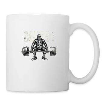 Deadlift – Train Hard or Die Trying - Mug - white - Right
