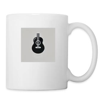 Gitarre - Vintage - Rock - Band - Freiheit - Tasse - Weiß - Rechts