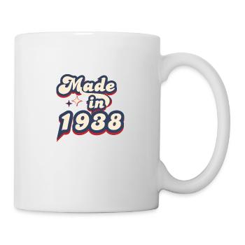 Hergestellt im 1938 Retro - Tasse - Weiß - Rechts