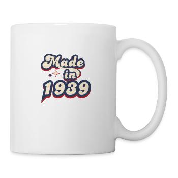 Hergestellt im 1939 Retro - Tasse - Weiß - Rechts