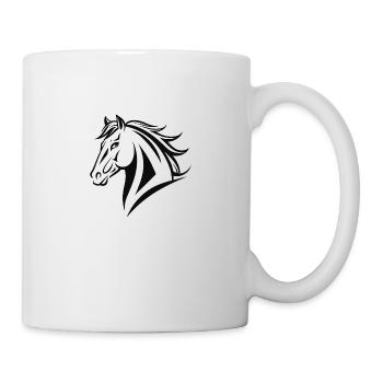 Cheval Équitation Équitation - Mug blanc - blanc - Droite