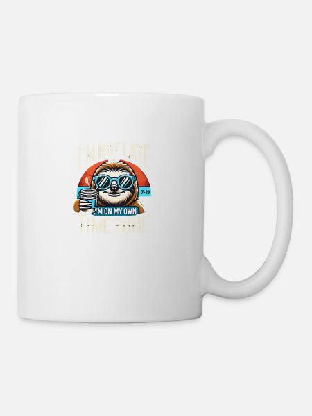 Sloth Time Zone – Always relaxed - Mug - white
