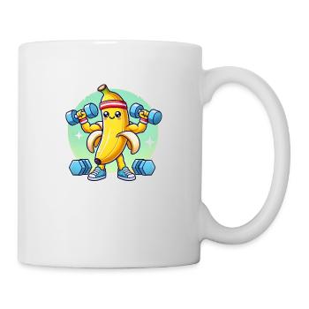 Strong Banana – Gains with Flavor! - Mug - white - Right