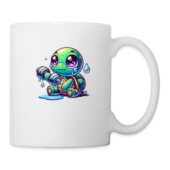 Struggle Mode: ON 🐢💪😢 - Fitness Edition - Mug - white - Right