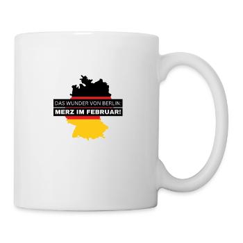 On the 2025 Bundestag election: Merz in February - Mug - white - Right