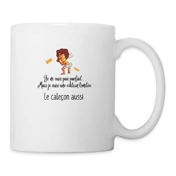 Je ne suis pas parfait - Mug blanc - blanc - Droite