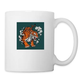 Tiger - Comic Vibes - Mug - white - Right