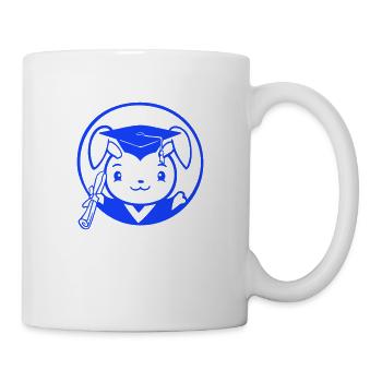 Hase College Schule Abschluss Abitur Zeugnis Süß - Tasse - Weiß - Rechts