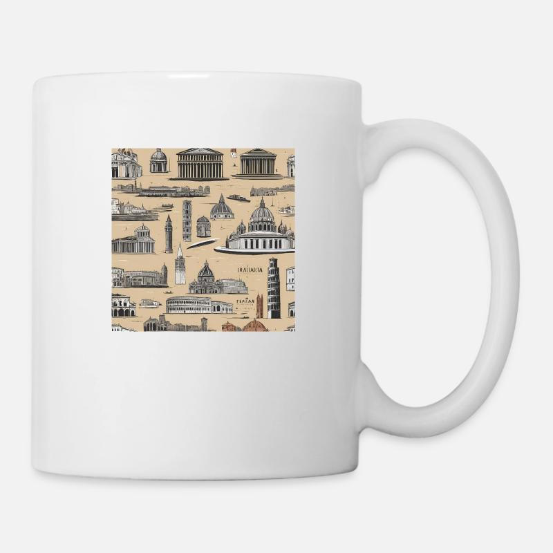 Villes italiennes - Mug blanc - blanc