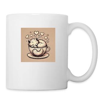 Cat in a Teacup - Mug - white - Right