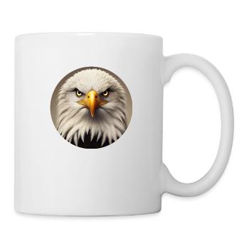 Weißkopfseeadler - Tasse - Weiß - Rechts