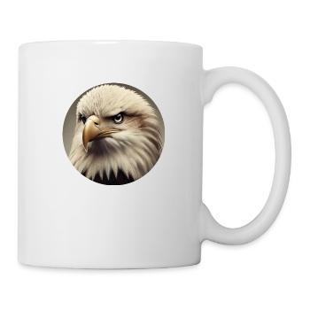 Pygargue à tête blanche - Mug blanc - blanc - Droite