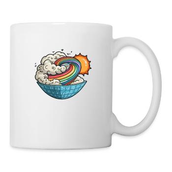 Mathematical Vortex Sun - Mug - white - Right