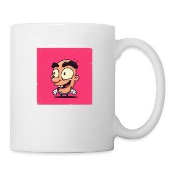 Cartoon-Chaos: Eine humorvolle Darstellung - Tasse - Weiß - Rechts