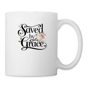 Sauvé par la grâce - Mug blanc - blanc - Droite