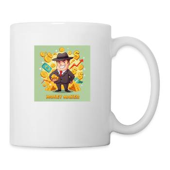 Geldmacher: Strategien für den finanziellen Erfolg - Tasse - Weiß - Rechts