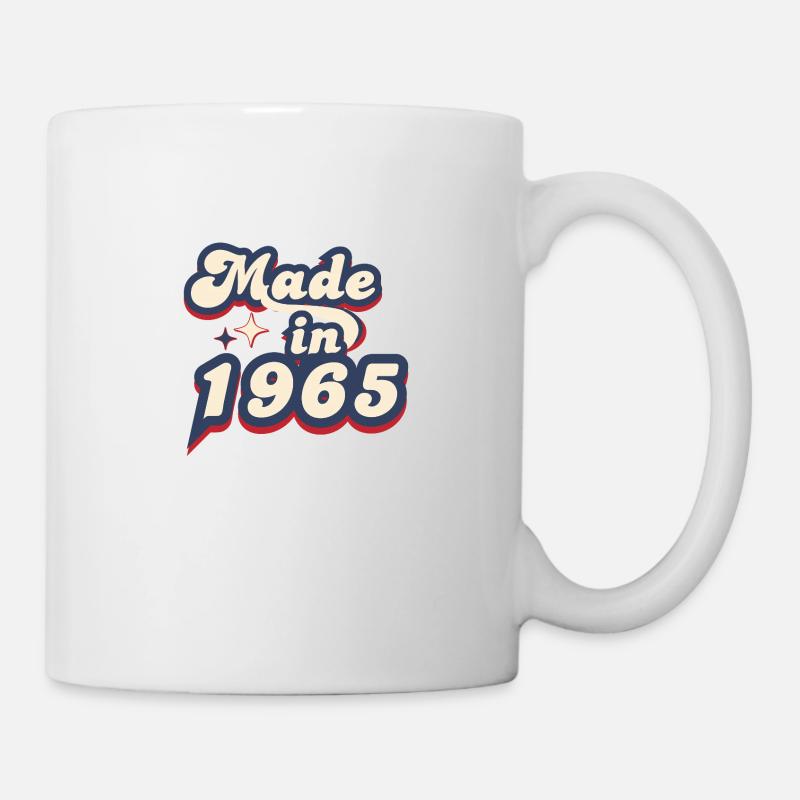 Made in 1965 retro - Mug blanc - blanc