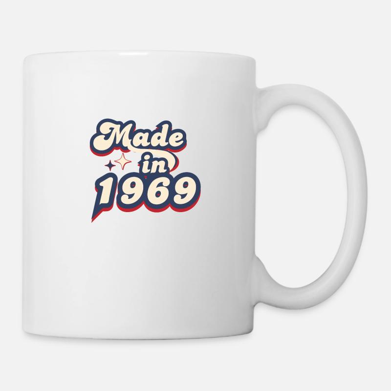 Made in 1969 retro - Mug blanc - blanc