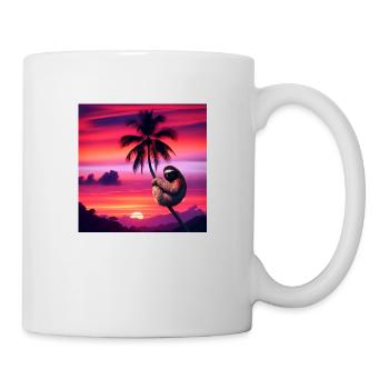 Sonnenuntergang - Tasse - Weiß - Rechts