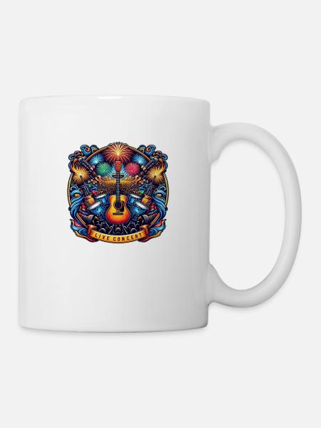 Live Concert Logo - Mug - white