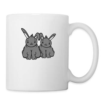 2 Bunnies Fat Friends Team Crew Surpoids Fat - Mug blanc - blanc - Droite