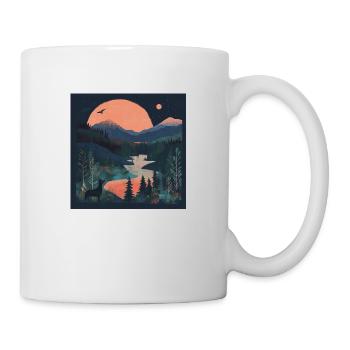 Landscape 2 - Tasse - Weiß - Rechts