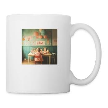 Happy Birthday Girl - Tasse - Weiß - Rechts