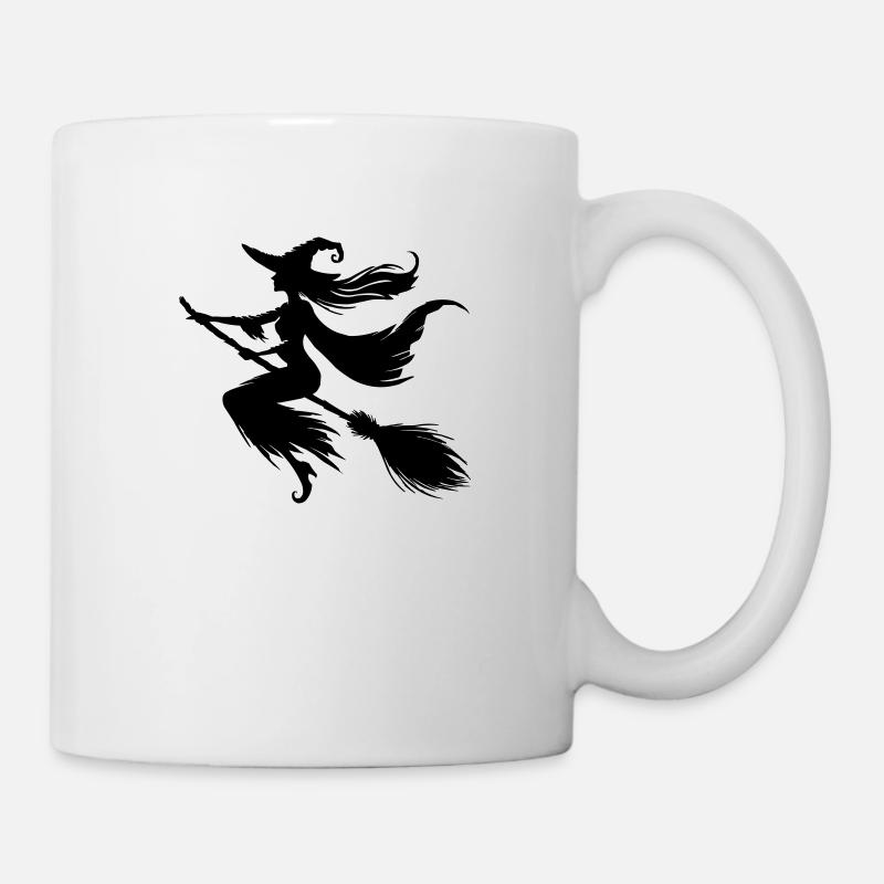 hexe - Tasse - Weiß