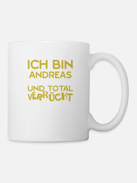 Geschenk für Andreas - Tasse - Weiß